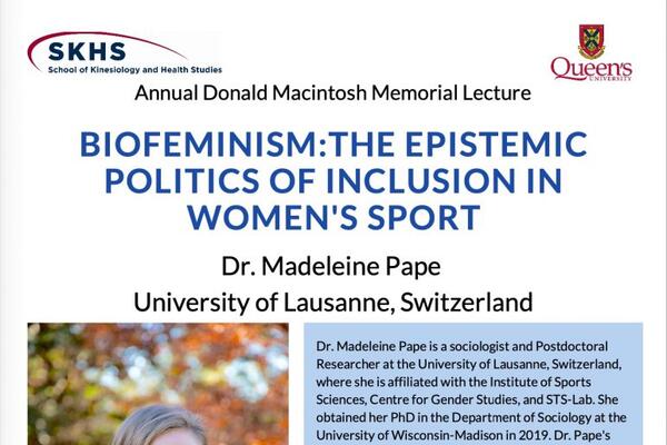 18th Annual Macintosh Sociology of Sport Day Conference