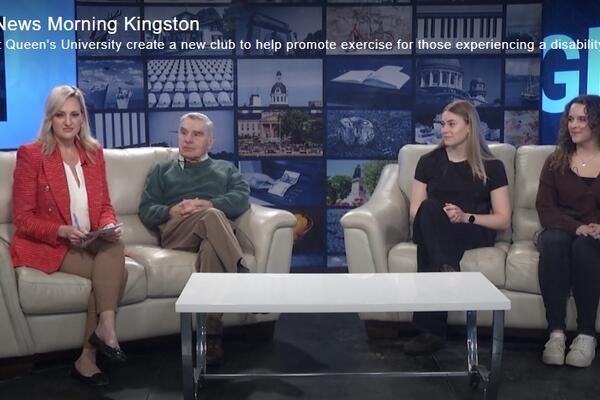 Screenshot of Global News Morning Kingston's conversation with Let's Get Revved Up Co-chairs.