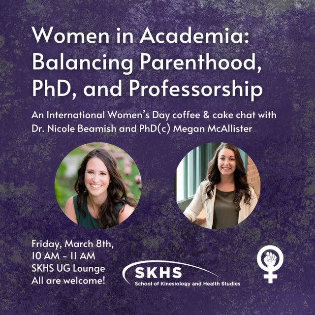 International Women’s Day coffee & cake chat – Women in Academia: Balancing Parenthood, PhD, and Professorship