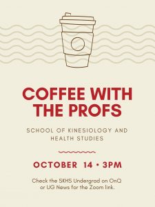 Coffee with profs