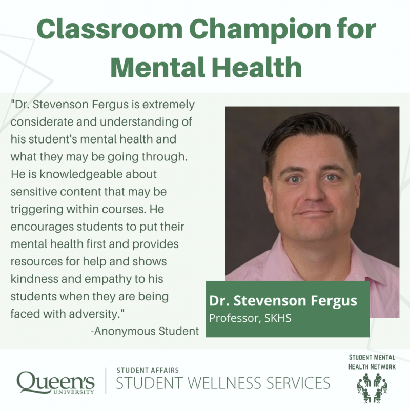 Classroom Champion for Mental Health Infographic