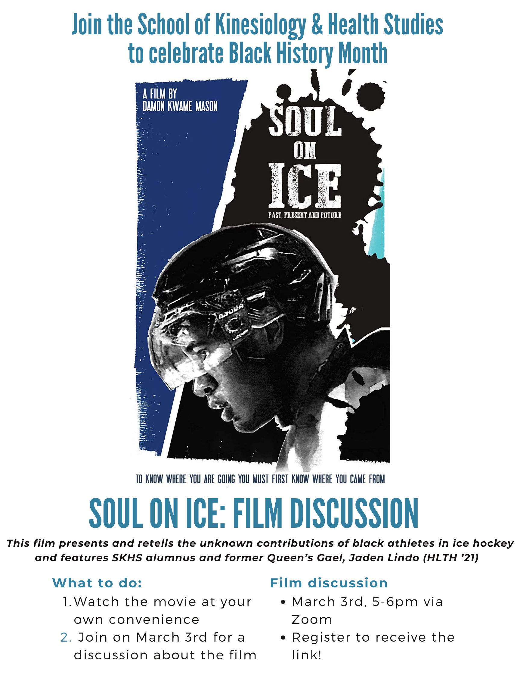 Soul on Ice Film Discussion Flyer