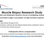 Muscle Biopsy Research Study