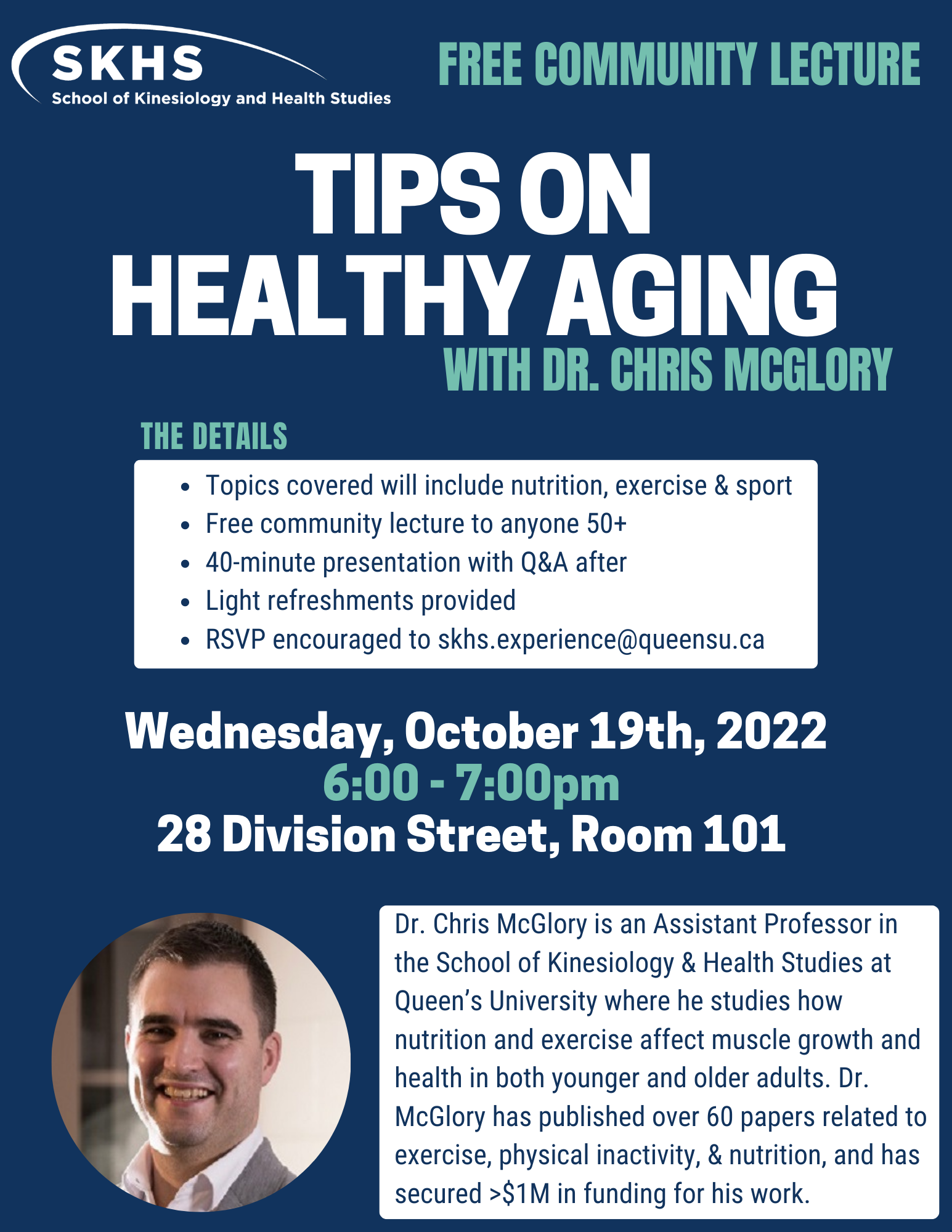 Tips on Health Aging Flyer